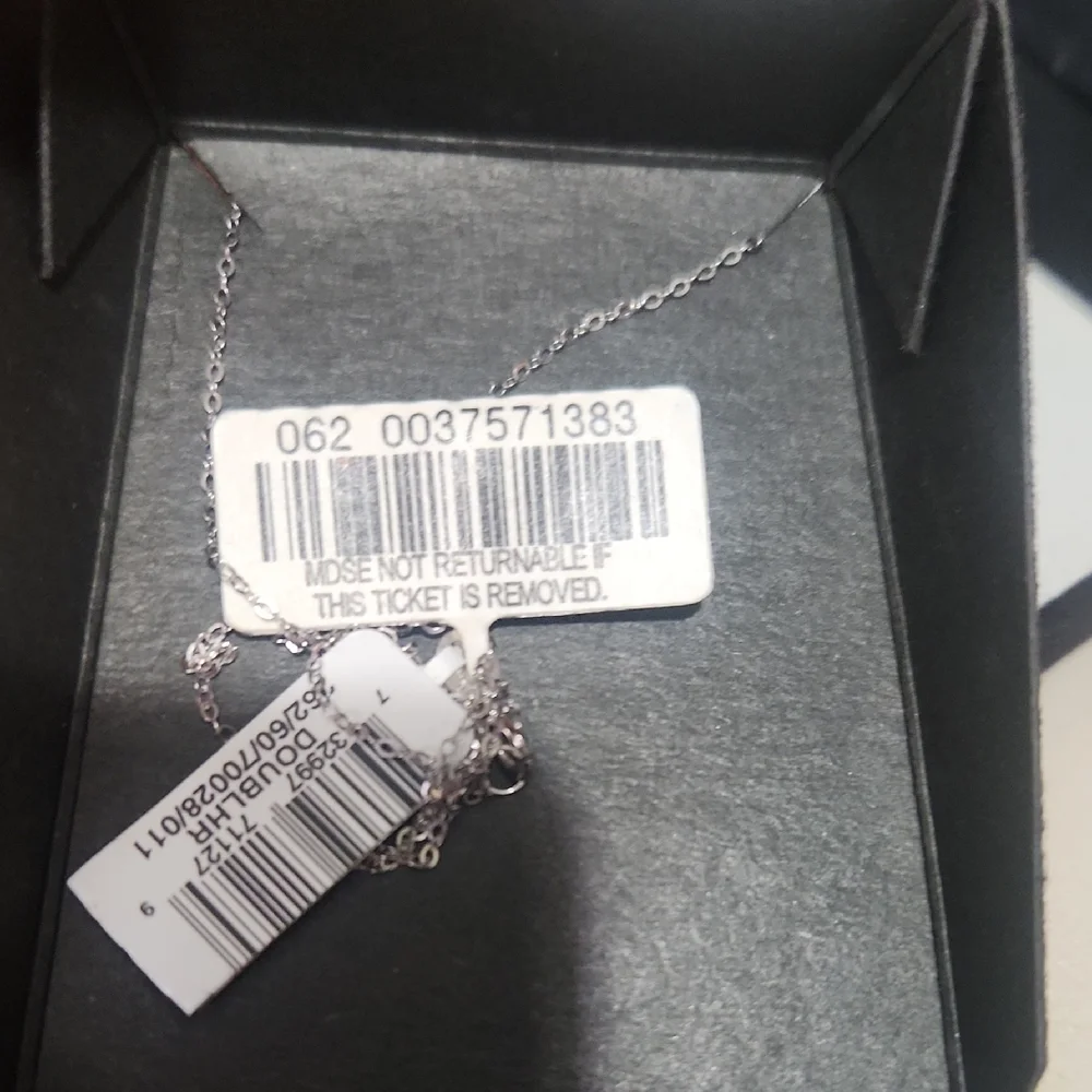 Macy's Two-Tone Heart Necklace - Picture 3 of 3